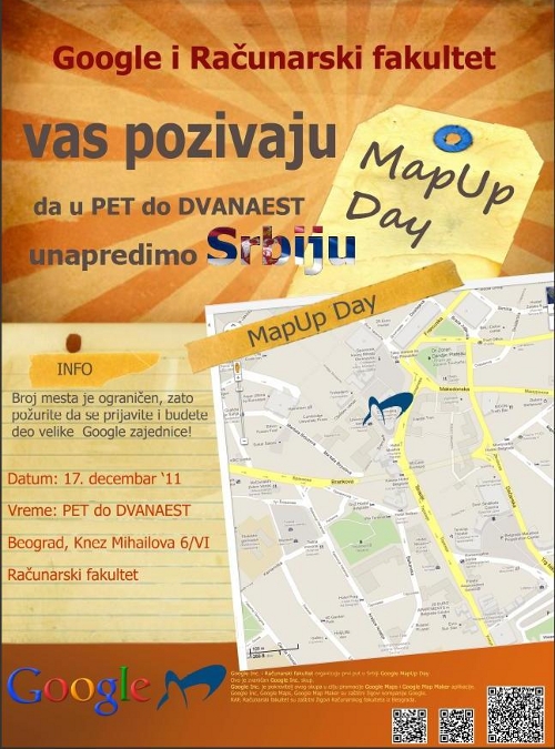 Google MapUp Day poster