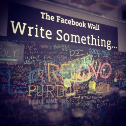 The Facebook Wall - Write Something